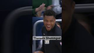 Thanasis Antetokounmpo Crosses Up The Defender amp Giannis Loves It 👀🤣 Shorts [upl. by Ecinereb]