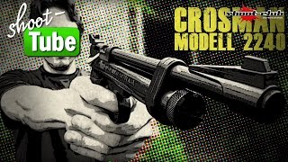 Crosman Modell 2240  Kal 55 mm  Co2 Luftpistole  shoot club Produkttest [upl. by Ynnavoj727]