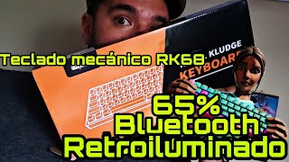 TECLADO MECANICO 65 Royal Kludge RK68  Bluetooth  USB  C  Retroiluminado  GAMING [upl. by Dyna819]