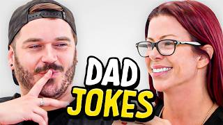 Dad Jokes  Dont laugh Challenge  Matt vs Alexis  Raise Your Spirits [upl. by Barby903]