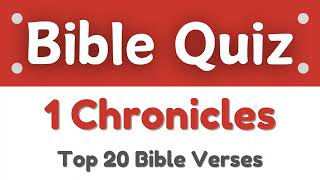 Bible Quiz  1 Chronicles Quiz  Bible Study  biblequiz biblestudy [upl. by Nahs]