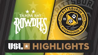 9142024  Tampa Bay Rowdies vs Pittsburgh Riverhounds SC  Game Highlights [upl. by Nairot]