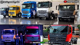 Actros Arocs e Atego ganham novidades na linha 2024 [upl. by Gnad]