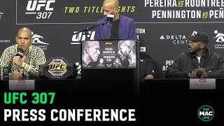 UFC 307 Press Conference Full  Alex Pereira vs Khalil Rountree [upl. by Eon310]