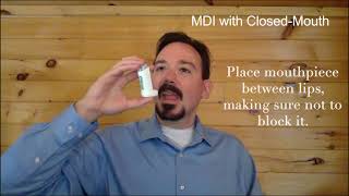 MDI ClosedMouth Technique [upl. by Kolodgie]