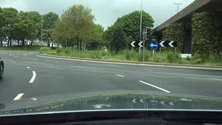 Millbrook Roundabout from City Centre 3rd exit to Millbrook Park Southampton Driving Test Route Help [upl. by Ehgit]