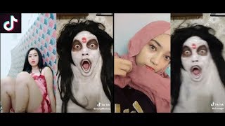 TIK TOK LUCU 🤣🤣 DUET BARENG HANTU 👻👻 [upl. by Laubin]