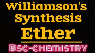 Ether formation Convert Haloalkane to Ether  Bsc chemistry [upl. by Namzaj]