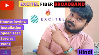 Excitel Fiber Broadband review in Lucknow EXCITEL Broadband Review amp SpeedTest 2021 PLANS amp Prices [upl. by Goldshell]