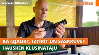 Kā izjaukt iztīrīt un saskrūvēt kopā Hausken klusinātāju [upl. by Marvin942]