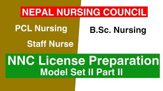 NNC Model Question  Nepal Nursing CouncilNNC License Exam  nnc license question nnc [upl. by Ribaj]