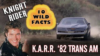 10 Wild Facts About KITTs Evil Twin KARR  82 Trans Am  Knight Rider [upl. by Lada165]