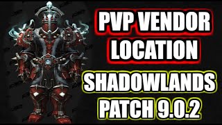 Where to find the PVP Vendors  World of Warcraft Shadowlands [upl. by Budwig909]