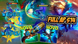 O NOVO EZREAL FULL AP COM ESSE ITEM NOVO É MUITO ROUBADO  LEAGUE OF LEGENDS [upl. by Acnaiv]