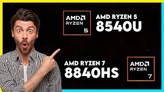 AMD Ryzen 5 8540U vs AMD Ryzen 7 8840HS Comparison [upl. by Supat]