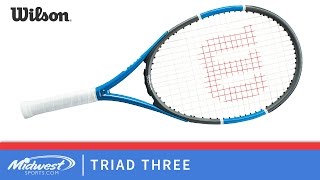 Wilson Triad Three Tennis Racquet [upl. by Ternan]