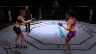 UFC 184 ROUSEY VS ZINGANO MAIN EVENT FULL FIGHT [upl. by Rahas]