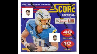 Break  ouverture 2024 SCORE football 😎 4 AUTOS 2 vétérans  2 rookies  nice numbereds inside [upl. by Savanna354]