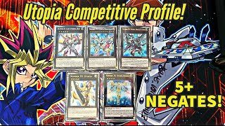 Utopia Deck Profile 2022 Yugioh Competitive 5 Negates Deck Profile  Combo [upl. by Nit]