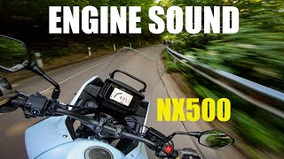 2024 Honda NX500 sound RAW Onboard [upl. by Elime699]