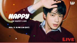 Eng sub Jin Live  Jin Happy Live in wevers viralvideo viral live seokjin livevideo [upl. by Leler]