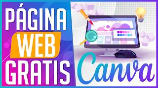 Crea Tu Página Web 100 Gratis con Canva  Dominio Gratis [upl. by Jarek]