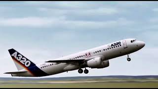 Airbus A320 FBW Fly By Wire Test Flight  Animation [upl. by Haleemaj]