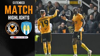 Newport County v Colchester United  Extended Highlights [upl. by Ynavoeg]