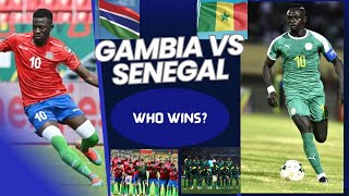 Gambia vs Senegal Guinea [upl. by Rubens811]