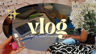 ✸ º cozy daily vlog  estudando lendo e vivendo ⁠º ⁠✸ [upl. by Osnofla]