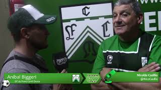 FerroWeb  Entrevista al DT Anibal Biggeri [upl. by Lianne]