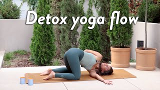 Detox Yoga Flow  Annie Moves Yoga [upl. by Antin115]