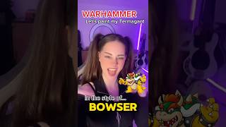 Let‘s paint my Termagant in the style of BOWSER💛 warhammer miniatures [upl. by Martsen]