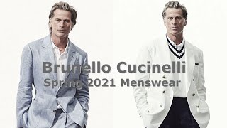 The short review of Brunello Cucinelli Spring 2021 Menswear collection [upl. by Hedley905]