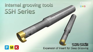 SECGrooving Tool Holders SSH series  Internal Grooving Tools [upl. by Lindeberg210]