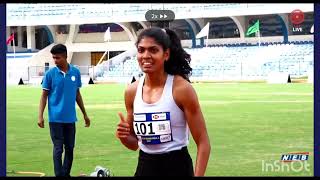 400m W INDIAN Grand Prix 3 Jyotika Dandi Qualified for INDIAN Olympic Relay team indiaatolympics [upl. by Lyred]