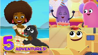 Special Adventure Compilation  Cartoons for Toddlers  Preschool Learning  Bulldozers  Toy Game [upl. by Lrat]