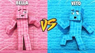 CHŁOPAK VS DZIEWCZYNA ZABAWA W CHOWANEGO W MINECRAFT Hide and Seek  Vito vs Bella [upl. by Ainivad892]