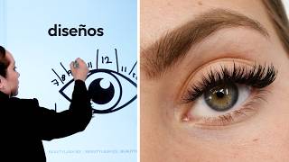 Mini Curso Completo de Diseños en Extensiones de Pestañas Corrección de la Mirada [upl. by Nagle841]