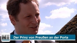 Der Prinz von Preußen besichtigt das KaiserWilhelmDenkmal [upl. by Airetal]