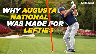 Do Lefties Have an Advantage at Augusta National l The Game Plan l Golf Digest [upl. by Whipple]