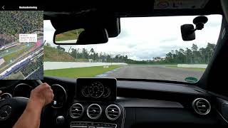 Mercedes AMG C63  Hockenheimring  schnelle Runde  fast lap at Hockenheim  PGear P610 [upl. by Etaner]