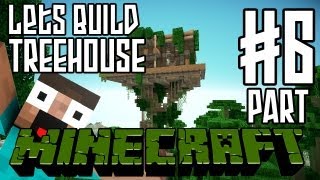 Minecraft Lets Build HD Jungle Treehouse  Part 6 Interior [upl. by Ahseya]