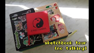 Sketchbook Tour  No talking pt 2 [upl. by Giselle]