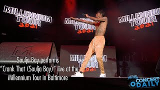 Soulja Boy performs quotCrank That Soulja Boyquot live Baltimore Millennium Tour 2021 [upl. by Ssirk]