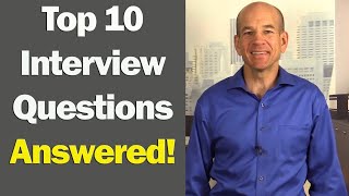 Top 10 Job Interview Questions amp Answers for 1st amp 2nd Interviews [upl. by Eckmann]