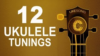 12 UKULELE TUNINGS  The Most Complete Guide on Ukulele Tuning [upl. by Herrod]