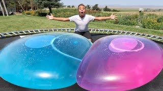 Giant Water Wubble Bubble Super Wubbles Balloon Bubble Ball Never Pops Adventure 2018 [upl. by Otirecul634]