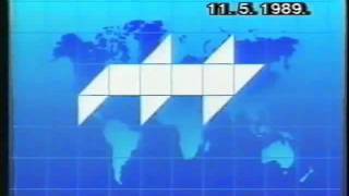 Dnevnik 2 TV Titograd 1989  špica [upl. by Adali961]