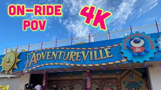 Adventureville  OnRide POV  Adventure Island Southend  4K [upl. by Atinod]